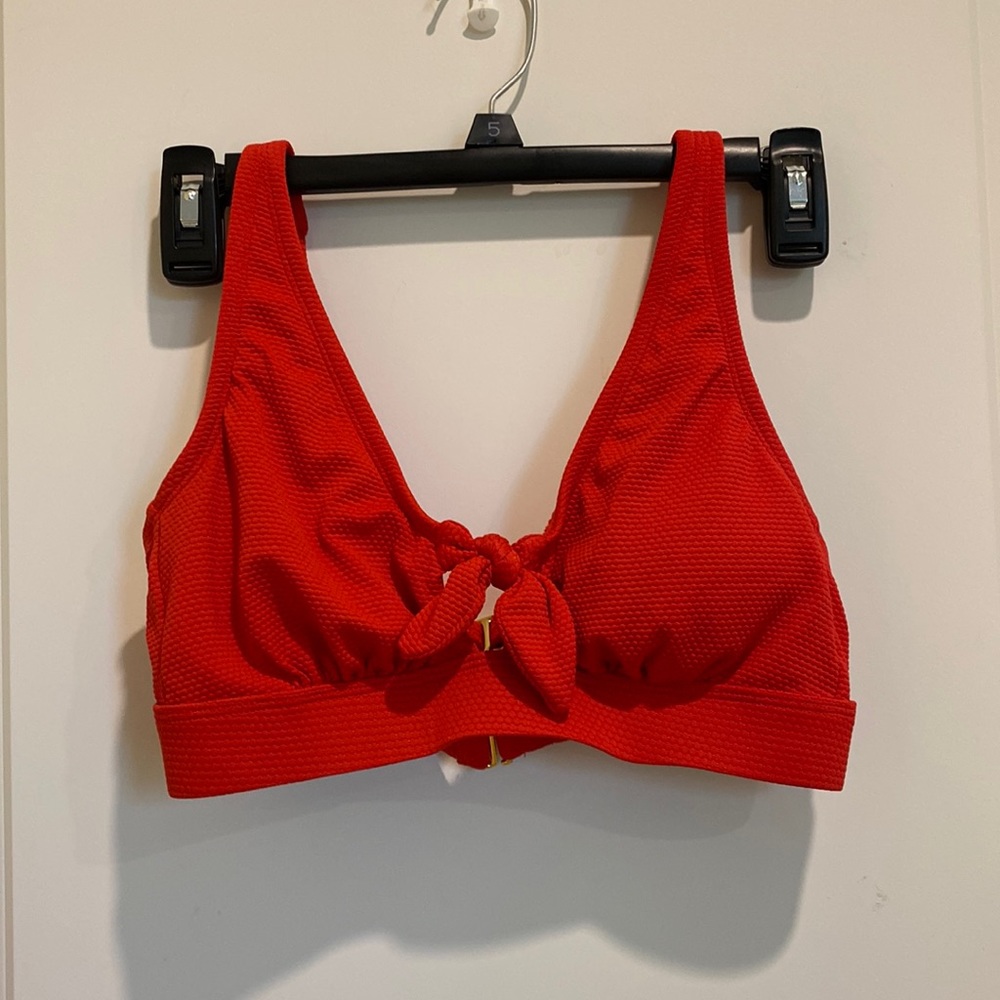 Red bikini top